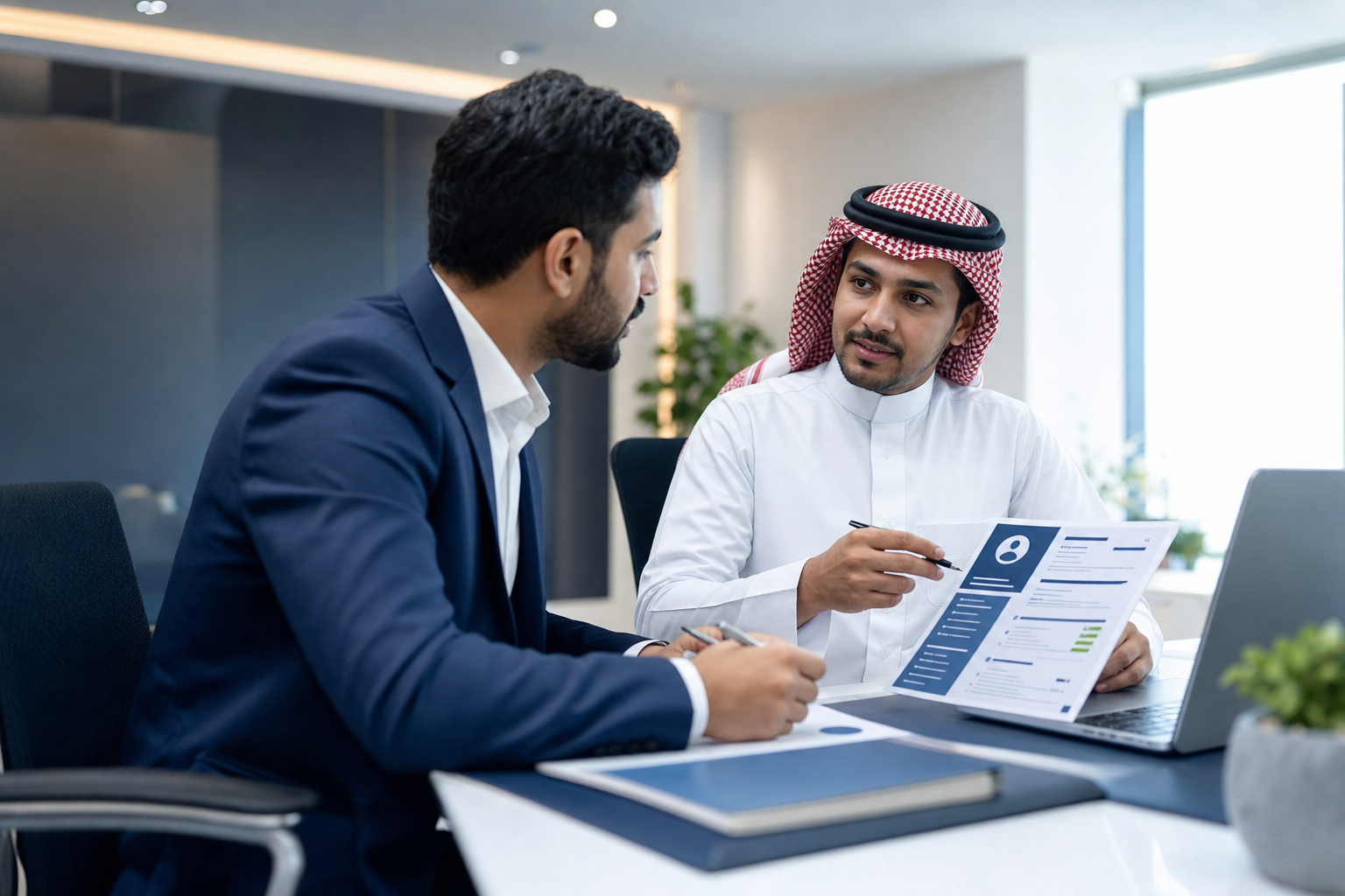 Career advisor helping Saudi professional with CV and LinkedIn content